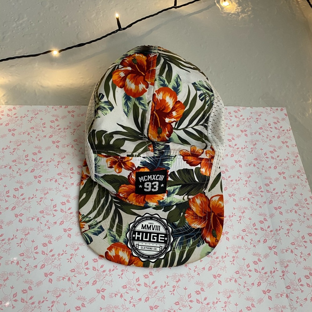 Flower print Hat